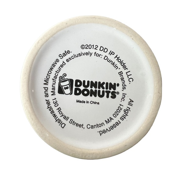 RHODE ISLAND Runs On Dunkin’ Vintage Coffee Mug New With Box - Picture 3 of 8